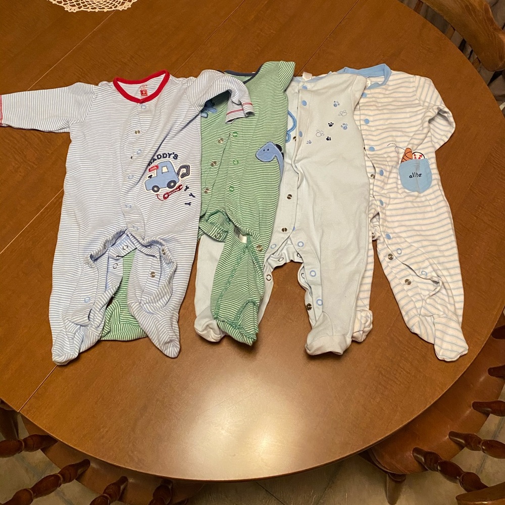 Baby boy jammies/ pajamas